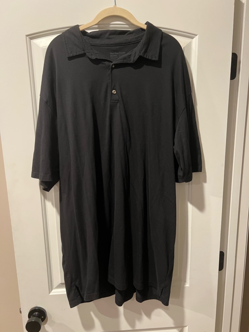 Men's Black Casual Button-Down Shirt - Classic Short Sleeve